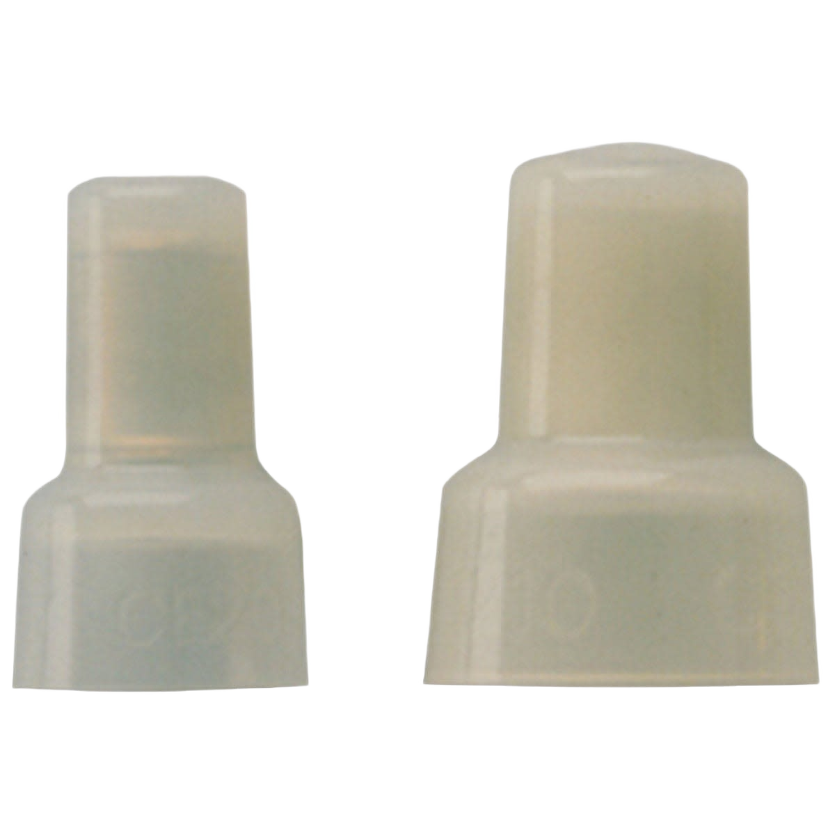 Two translucent Gardner Bender wire connectors for electrical and home improvement projects under $50 collections