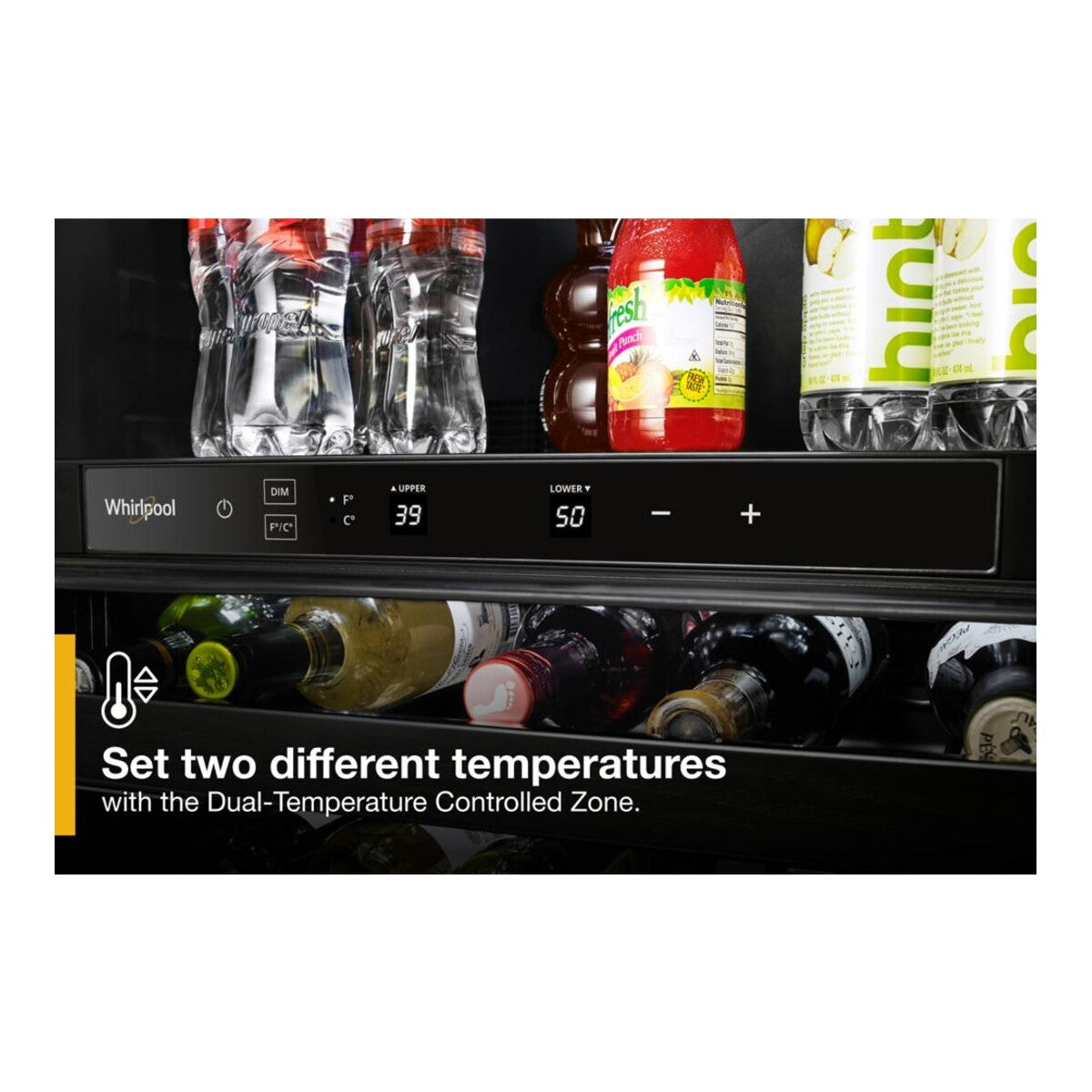 24-inch Wide Undercounter Beverage Center with Towel Bar Handle- 5.2 cu. ft.