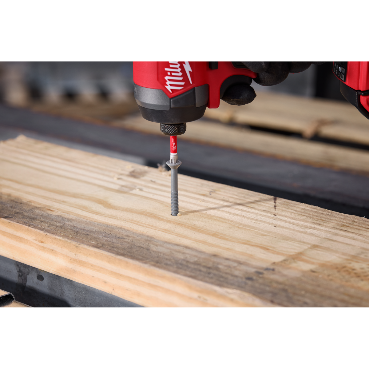 Milwaukee SHOCKWAVE™ Impact Duty 1" Pozidriv #1 Insert Bits, 2-Pack
