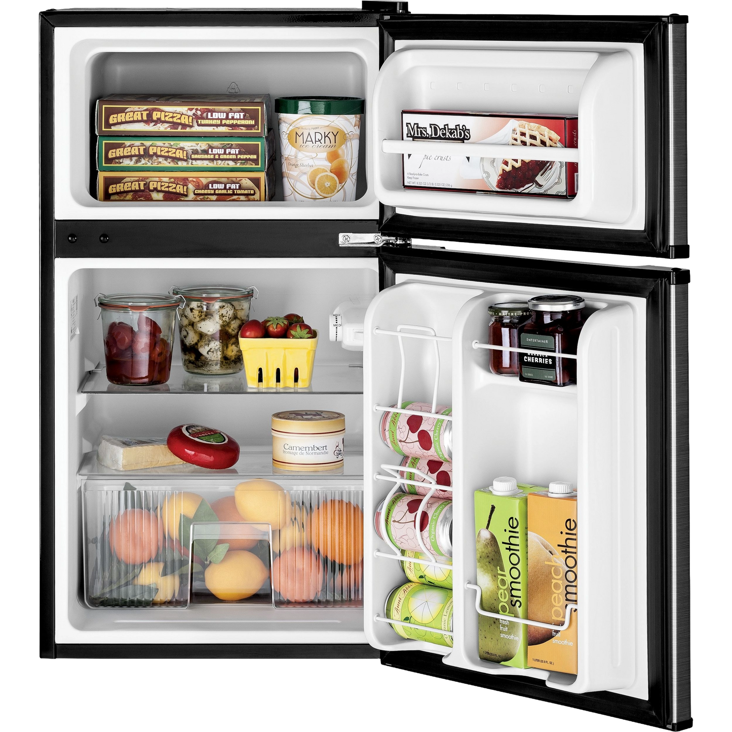 GE® ENERGY STAR® Double-Door Compact Refrigerator