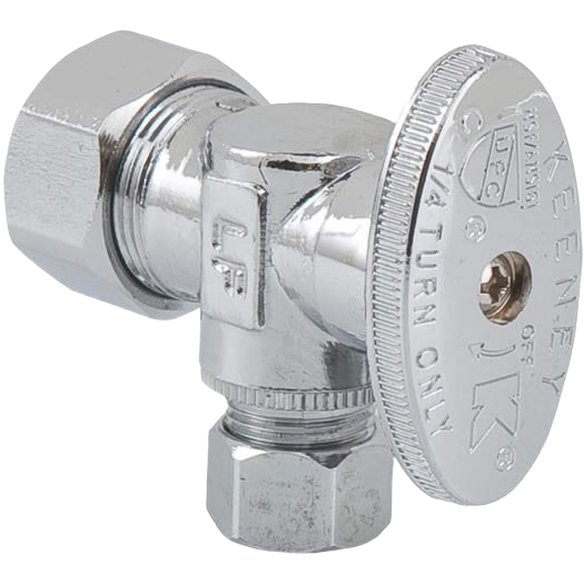 Do it Best 5/8 in. OD x 3/8 in. OD Quarter Turn Angle Valve