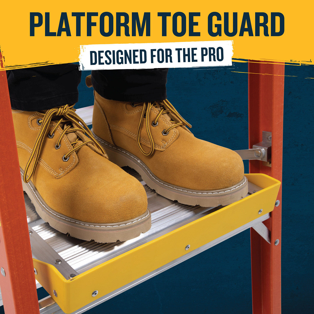 Werner 9 ft. Reach Fiberglass Podium Ladder