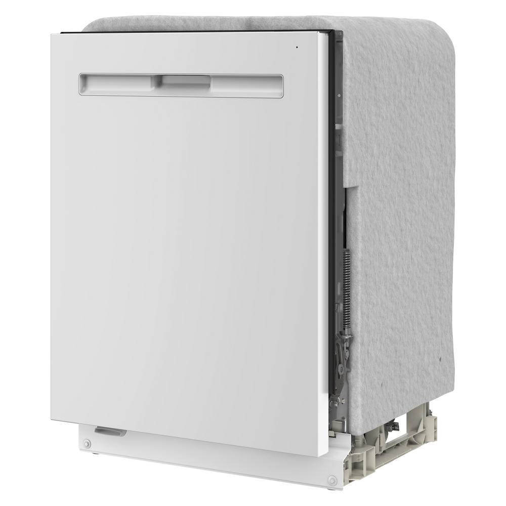 24-inch white dishwasher with top control panel and insulated side panels in dishwashers and kitchenware collection