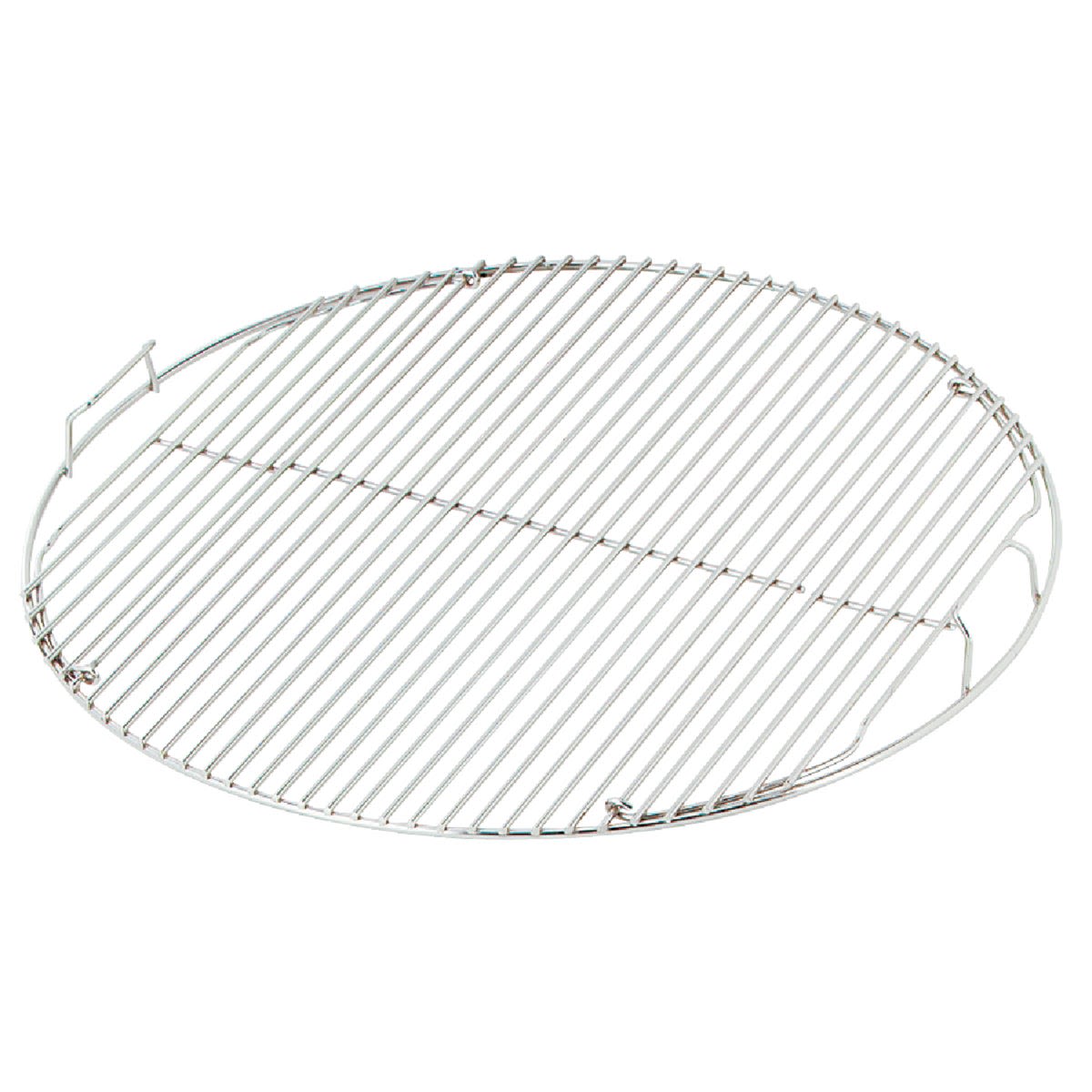 Round nickel-plated steel hinged grill grate designed for outdoor grilling in Weber accessories collection under $100