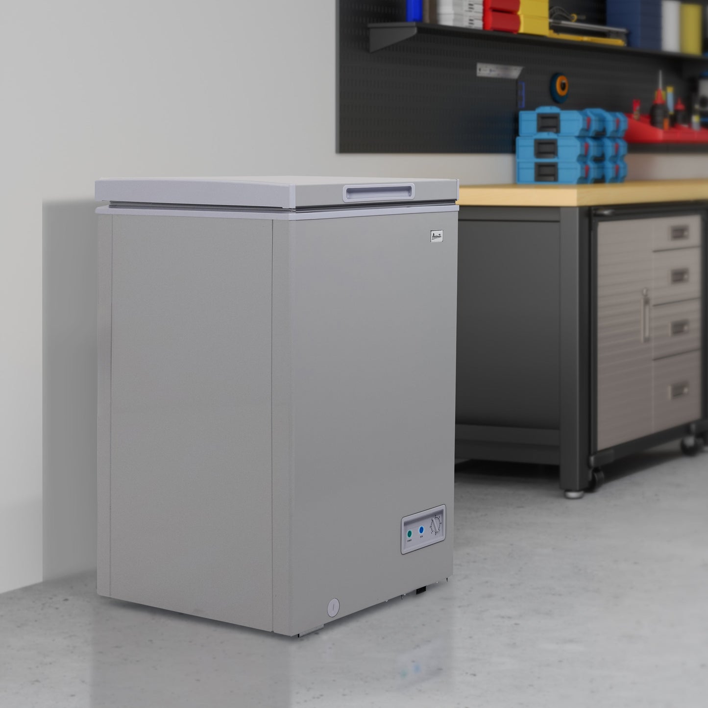 Avanti Garage Ready Convertible Chest Freezer - Platinum