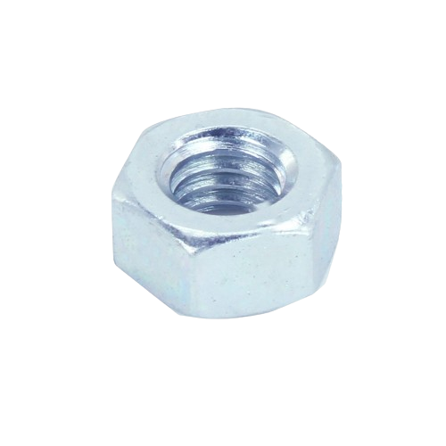 Silver hex nut with internal threading for John Deere parts in hardware and home improvement collections under $50