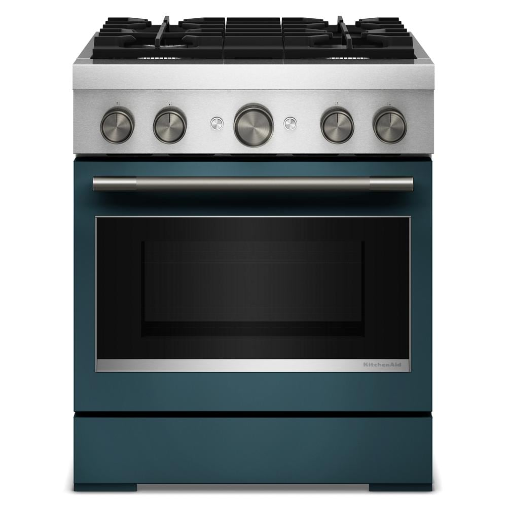 30-Inch 4 Burner Commercial-Style Dual Fuel Range with No Preheat Air Fry Mode