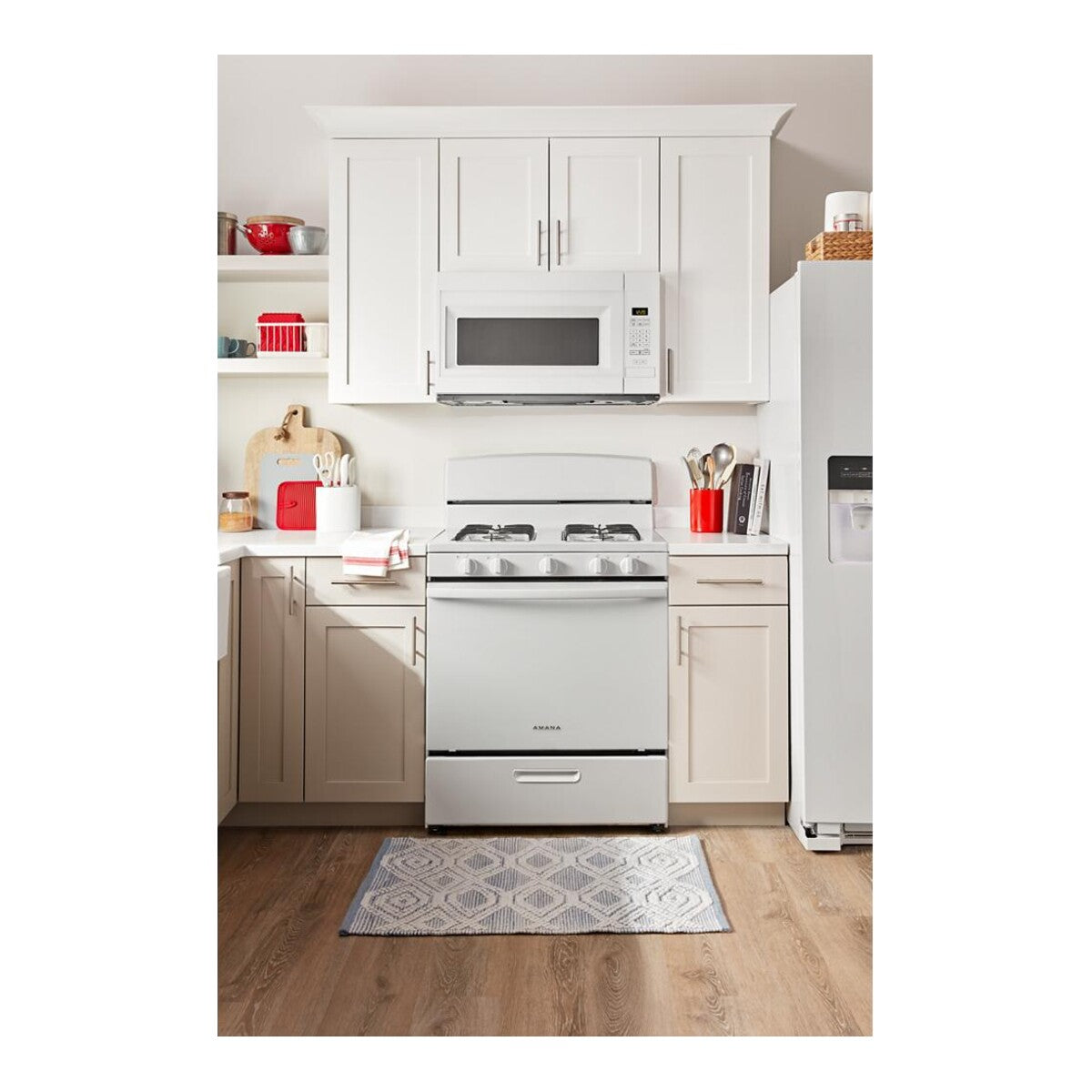 Amana® 30-inch Gas Range with Easy-Clean Glass Door