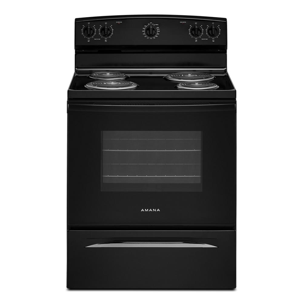 Amana® 30-Inch Electric Range with Extra-Large Oven Window