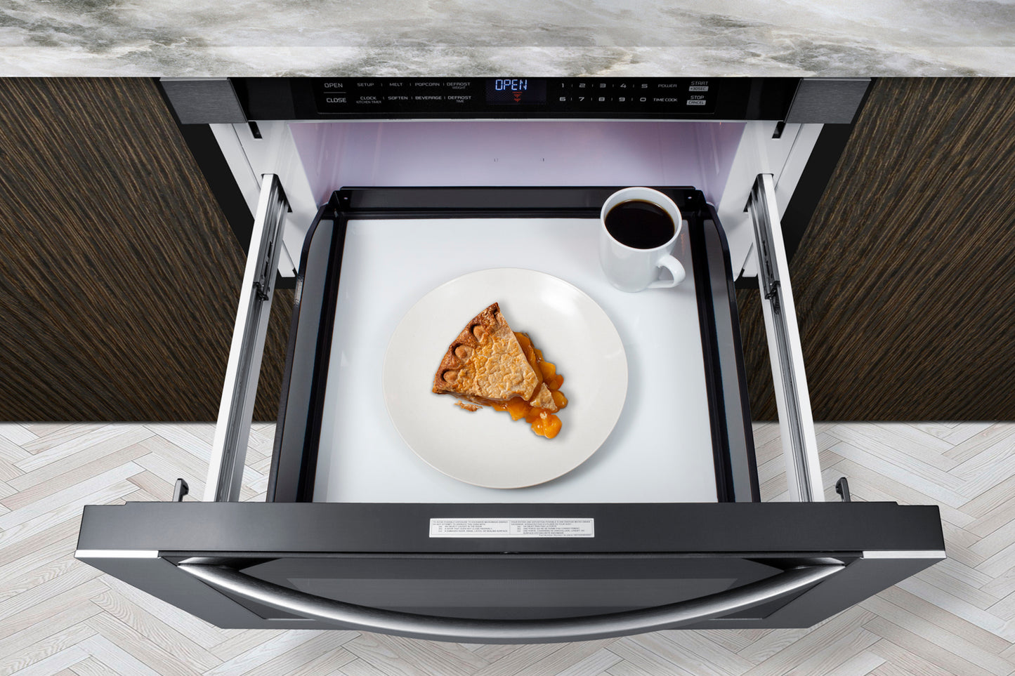 24" Wide Built-In Drawer Microwave
