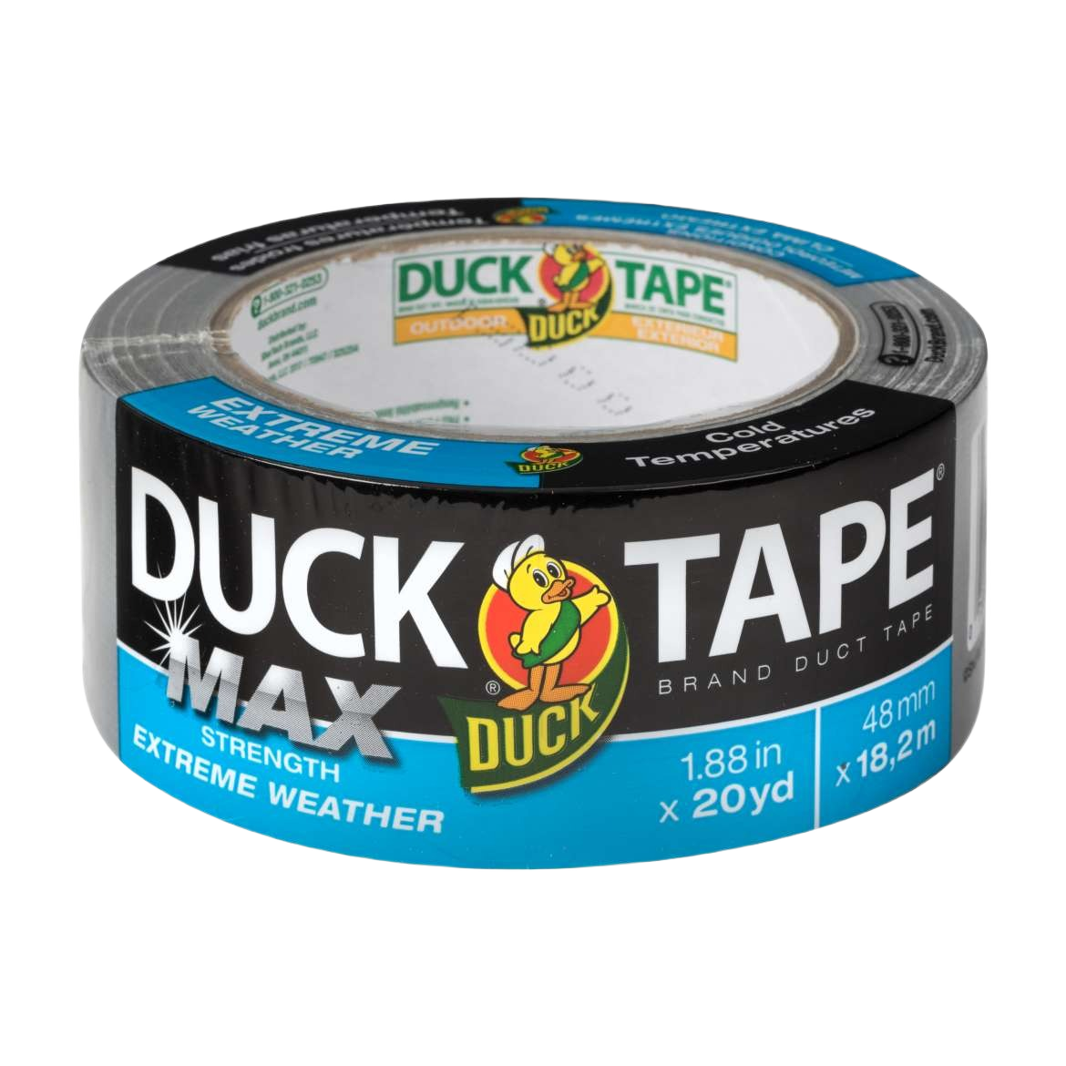 Roll of silver extreme weather duct tape for durable outdoor repairs in home improvement and hardware projects under $50