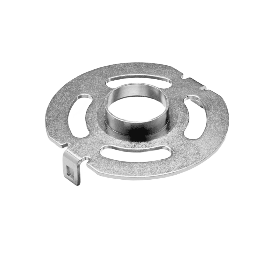 Metal router guide bushing with 30mm outer diameter for precise woodworking in power tool accessories collections
