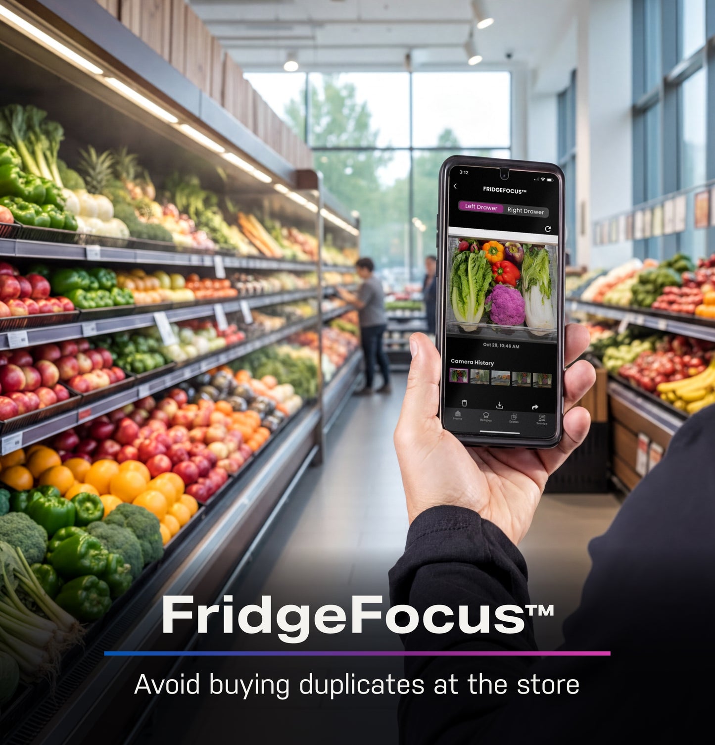 GE Profile™ ENERGY STAR® 27.9 Cu. Ft. Smart 4-Door French-Door Refrigerator with Kitchen Assistant™