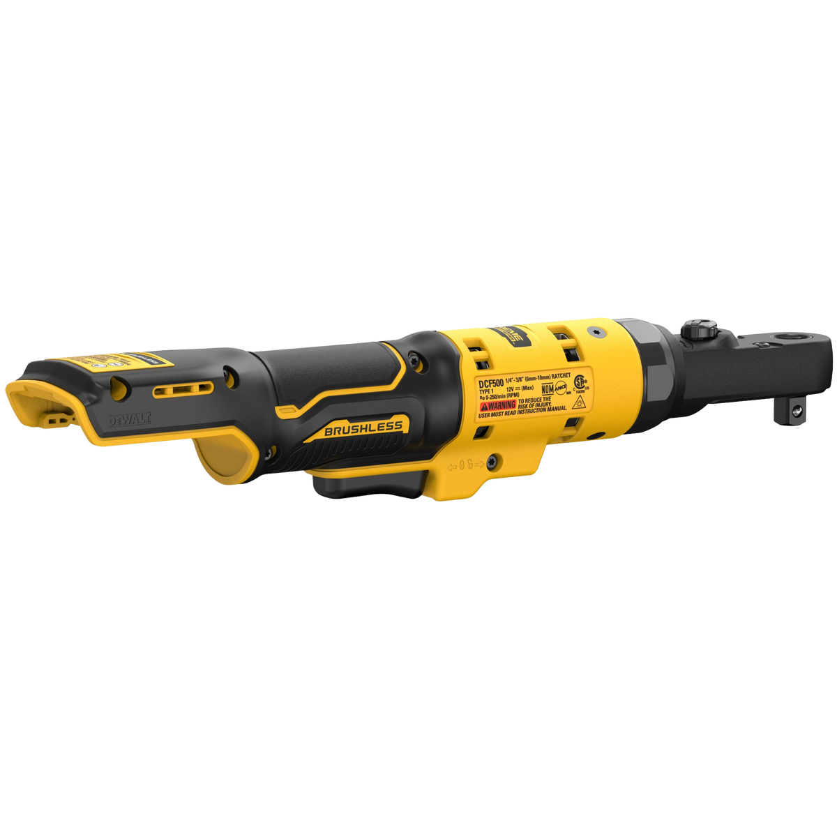 DEWALT 12V MAX* 3/8" & 1/4" Brushless Cordless Sealed Head Ratchet (Tool Only)
