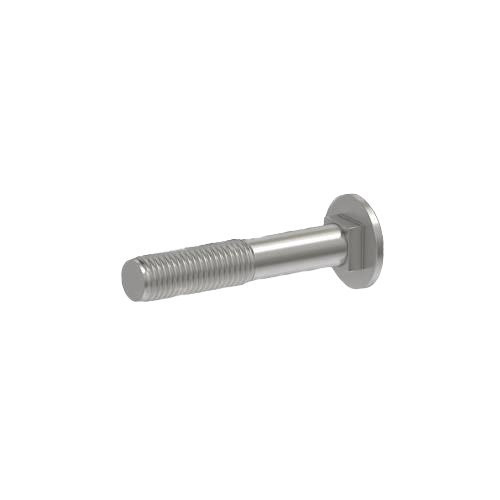 Round head square neck bolt with threaded shaft for John Deere parts and hardware collections under $50