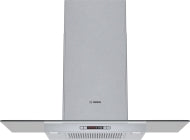 sleek stainless steel wall-mounted range hood with halogen lights and duct extension for kitchen ventilation