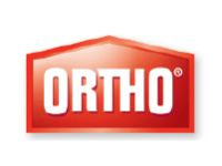 Red and white Ortho logo with a house-shaped outline, representing a brand in home improvement and gardening tools.