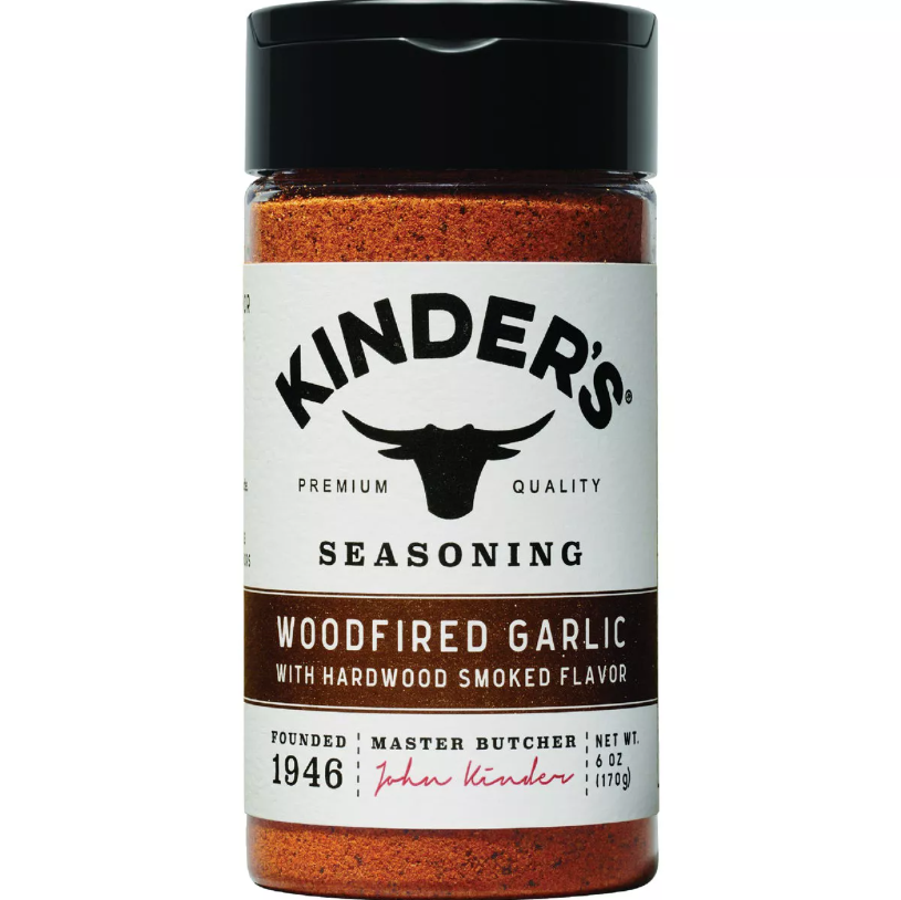 Kinder's Woodfired Garlic Dry Rub, 6 Oz.