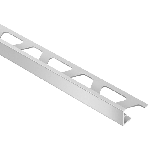 Satin aluminum L channel edging designed for tile protection and finish in flooring and tile collections under $50