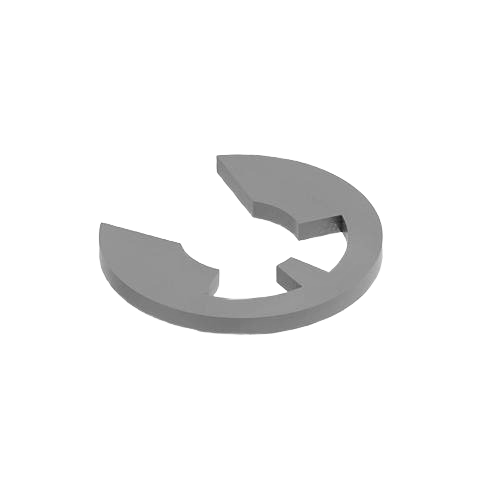 Gray metal external snap ring designed for secure fastening in John Deere parts and accessories collection under $50