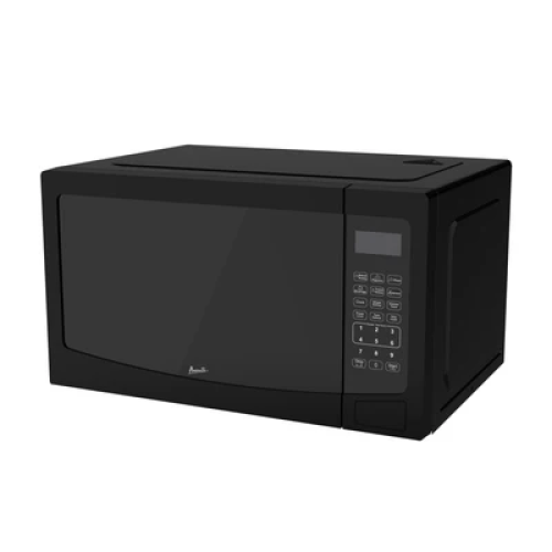 Black countertop microwave with digital keypad and display in Microwaves and Kitchen & Kitchenware collections