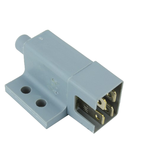 Gray electrical switch with mounting holes for John Deere parts in home improvement and tools collections under $50
