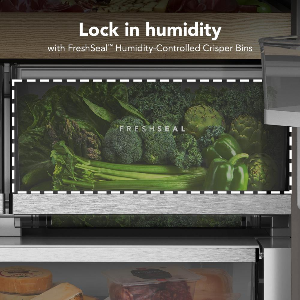 Counter-Depth French Door Refrigerator with External Water Dispenser