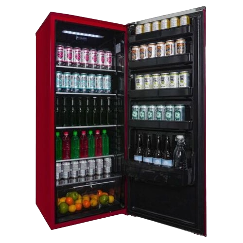 11 CuFt. All Refrigerator, All Black Interior, See-Through Crisper