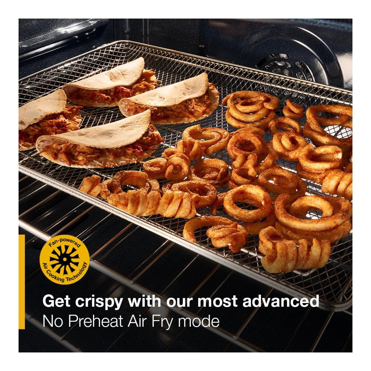 30-inch Electric Smart Range with Air Cooking Technology and Steam Clean