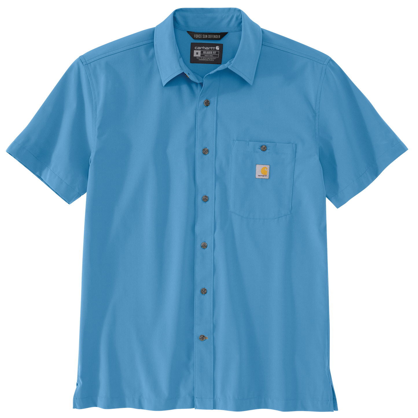 Carhartt Men's Force Sun Defender Woven Relaxed Short-Sleeve Shirt