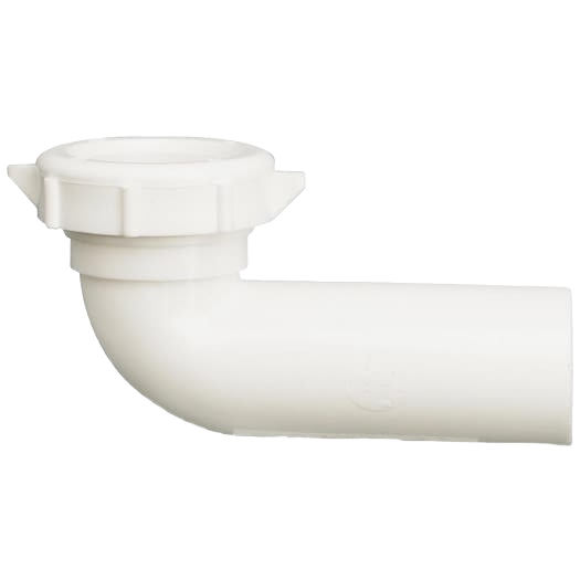 Do it Best 4-3/5 in. L White Plastic Disposer Elbow