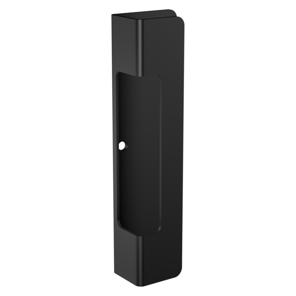 Sleek black metal gate pull with recessed grip for gate hardware and door accessories in home improvement under $50