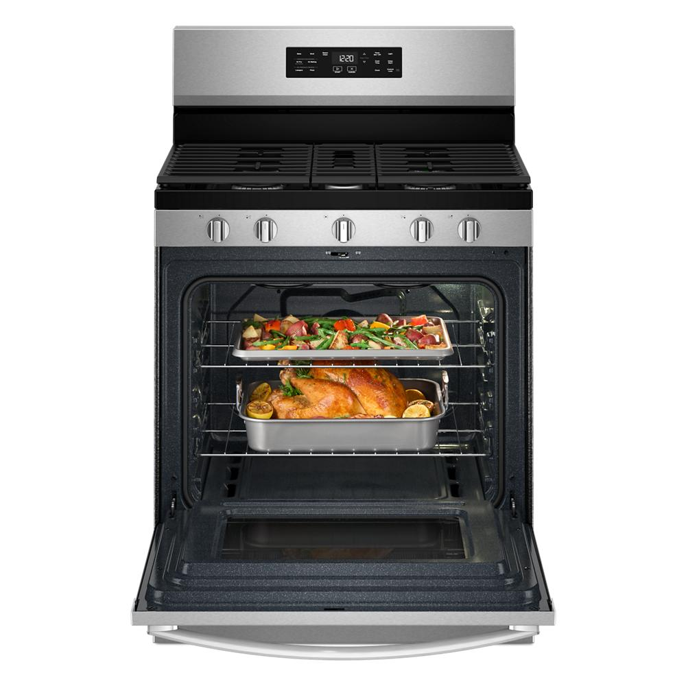 30-inch Gas Range with Air Cooking Technology and Steam Clean