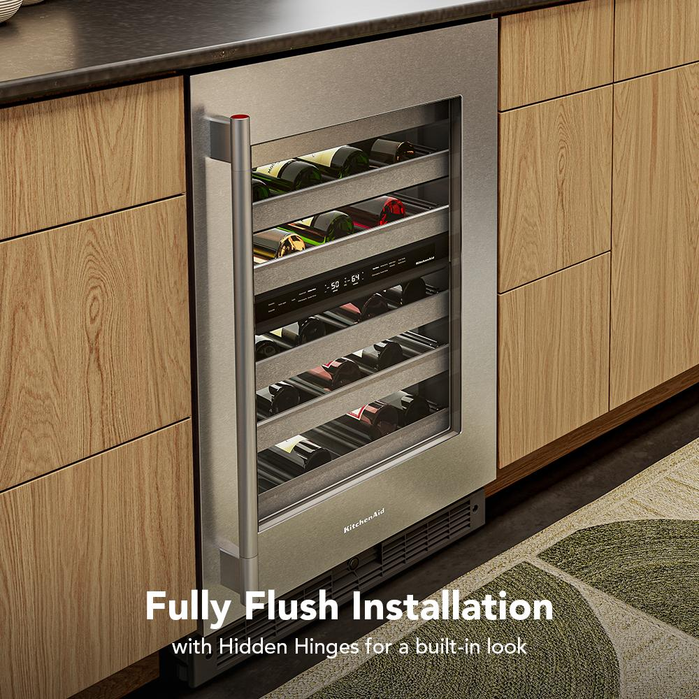 24" Panel-Ready Undercounter Wine Cellar