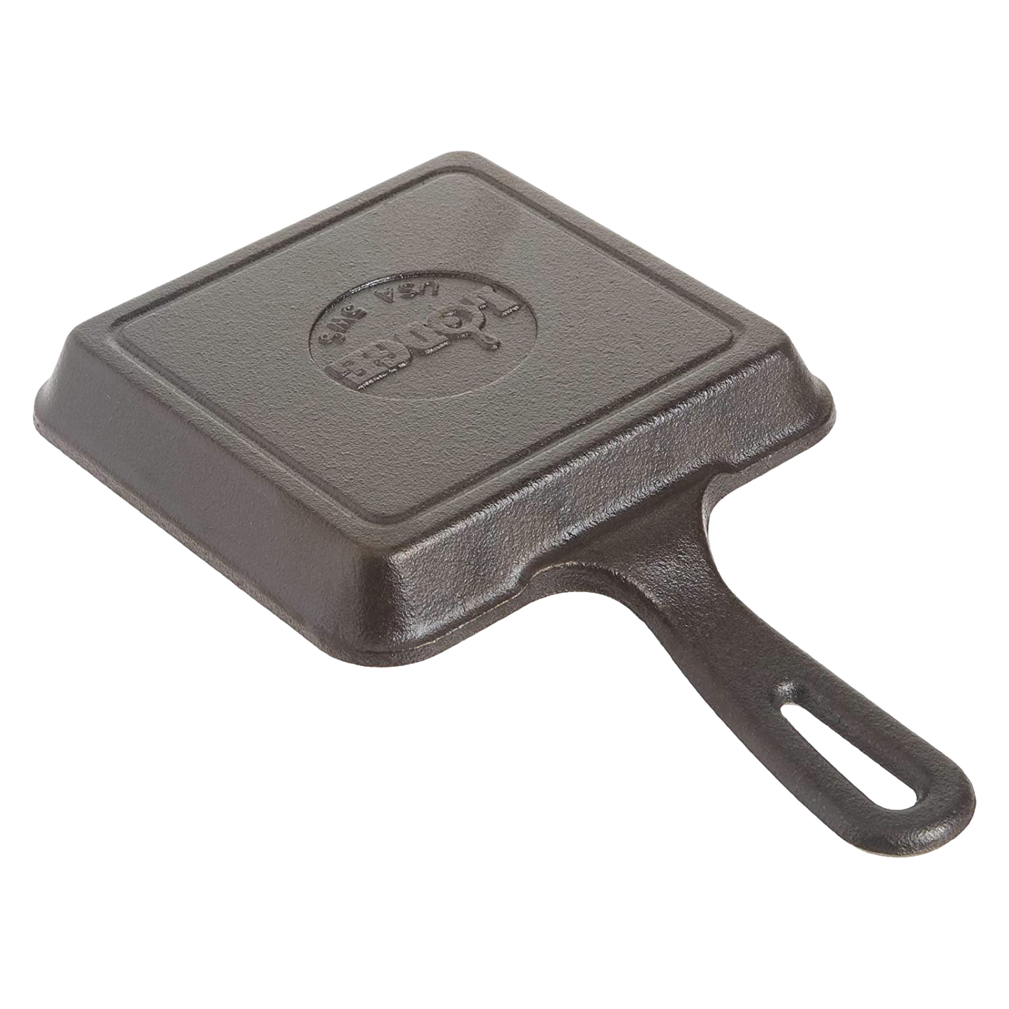 Square cast iron skillet with handle designed for versatile cooking in kitchenware and Lodge cast iron collections