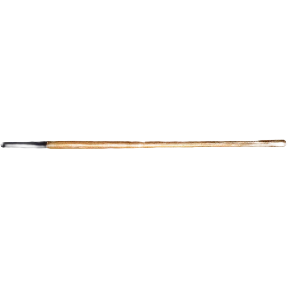 54-inch wooden replacement bent fork handle with black grip for gardening and outdoor hand tools collections
