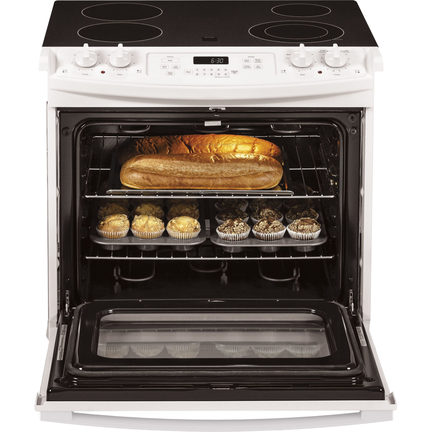 GE® 30" Drop-In Electric Range