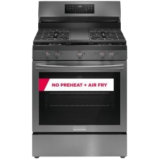 30" Rear Control Gas Range with Total Convection