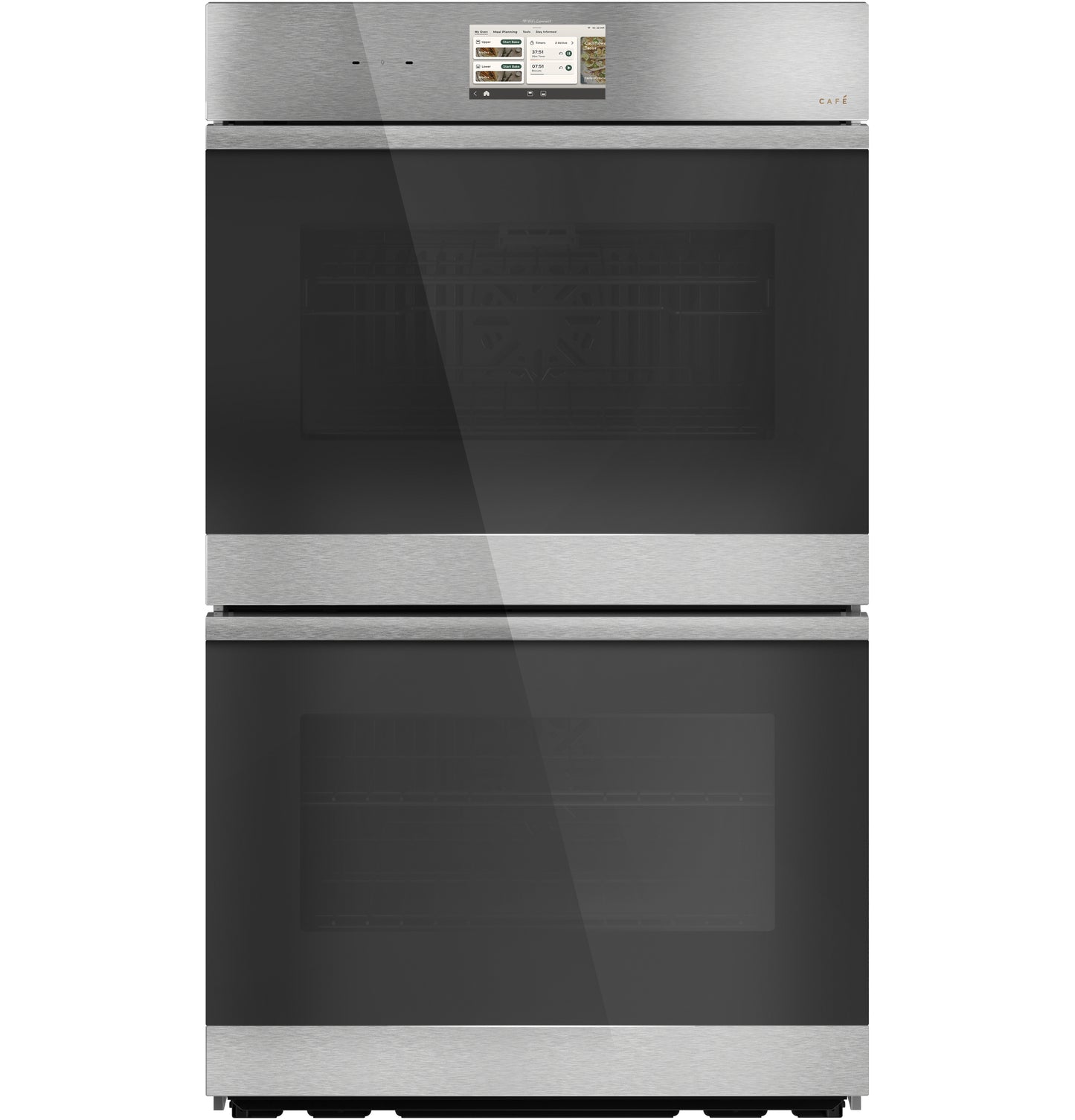 CAFÉ™ 30" Smart Built-In Convection Double Wall Oven in Platinum Glass
