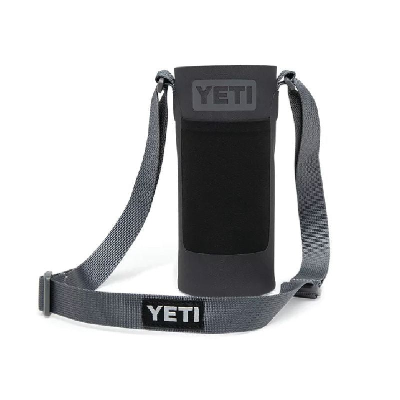 Charcoal small bottle sling with adjustable strap for hands-free carrying in outdoor living and under $50 collections