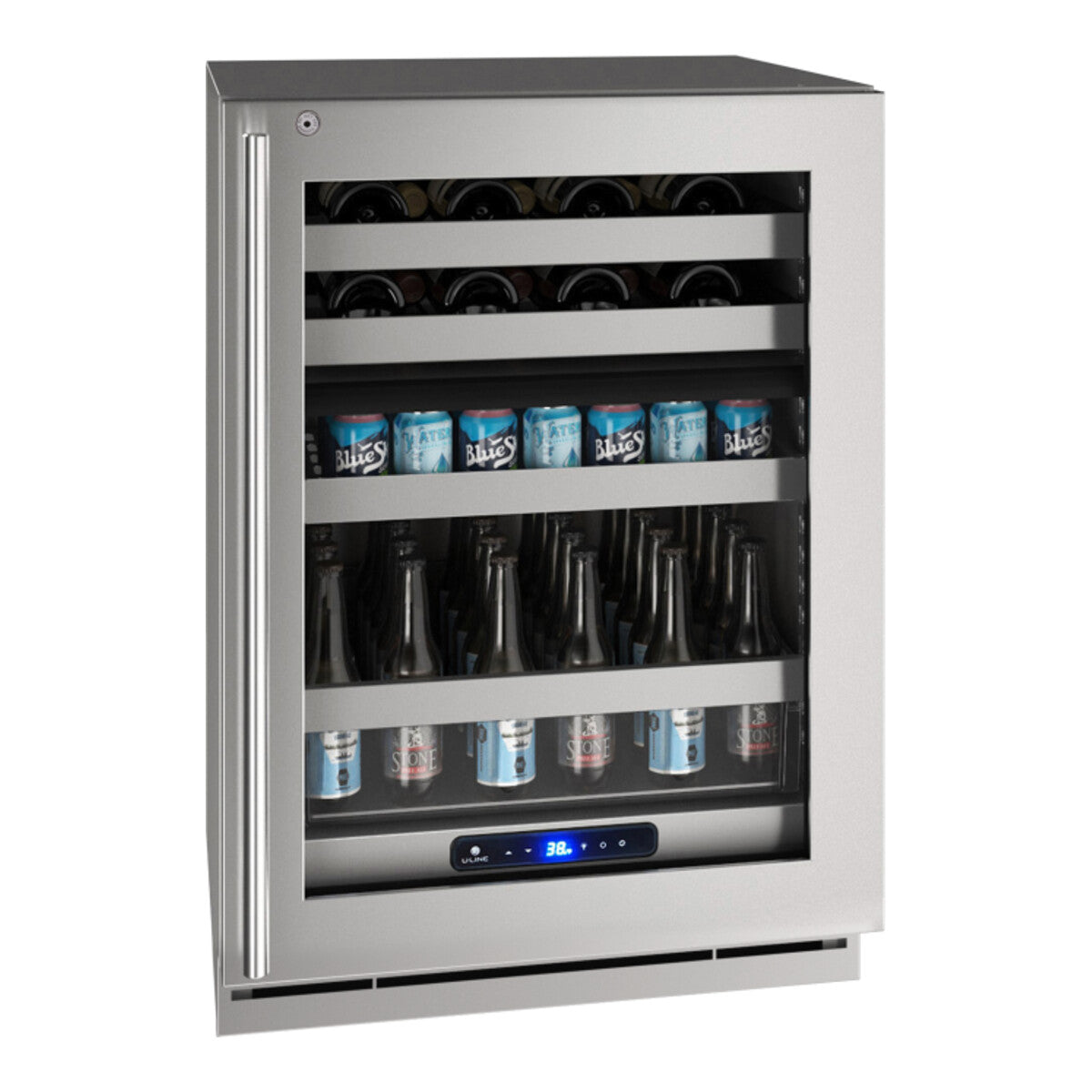 24" Dual-Zone Beverage Center