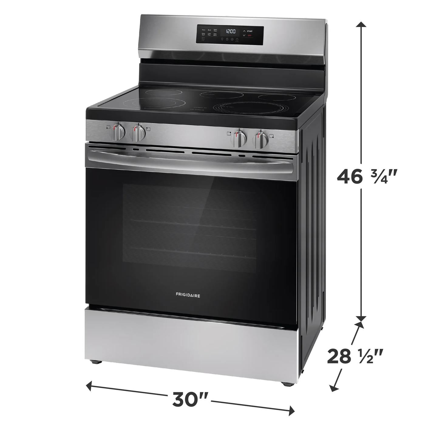 30" Electric Range with the EvenTemp®