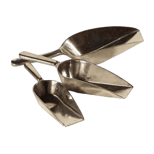 Set of three aluminum scoops in varying sizes for kitchen utensils and cooking gadgets under $50 collections