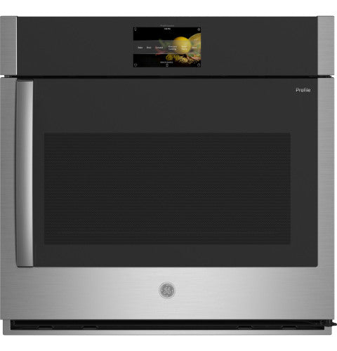Stainless steel smart built-in convection wall oven with right-hand side-swing door from Kitchen & Kitchenware collection