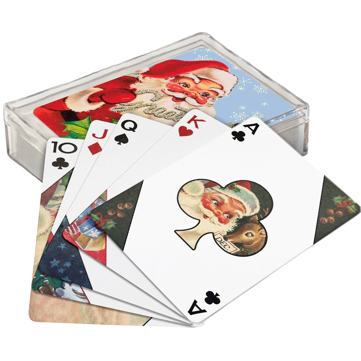 Primitives by Kathy Santa Claus Playing Cards