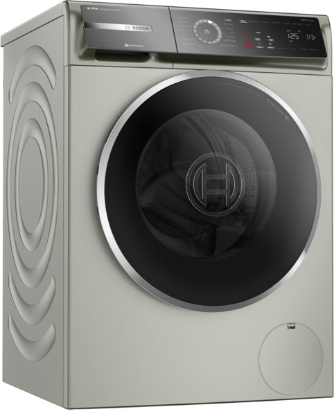 Pearl steel compact front load washer with digital controls and large circular door from Front Load Washers collection