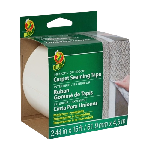 White carpet seaming tape with moisture-resistant adhesive for indoor and outdoor home improvement projects under $50 collections