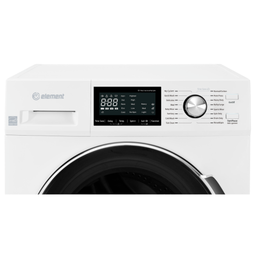 Element Electronics 2.7 cu. ft. Front Load Washing Machine - White, Energy Star (EFL2724BW)