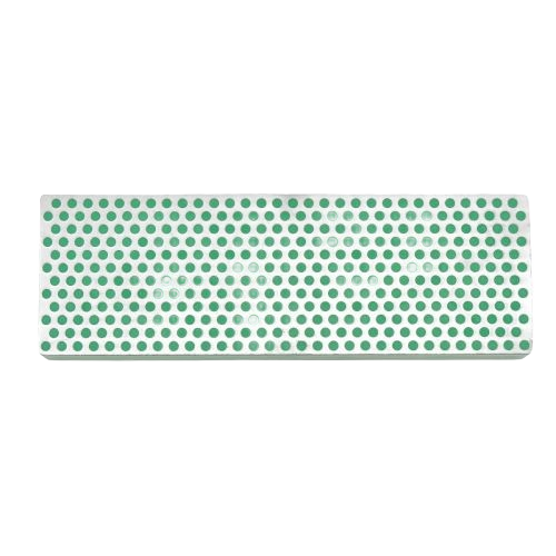 Rectangular whetstone with green diamond abrasive dots for woodworking tools in home improvement and under $100 collections