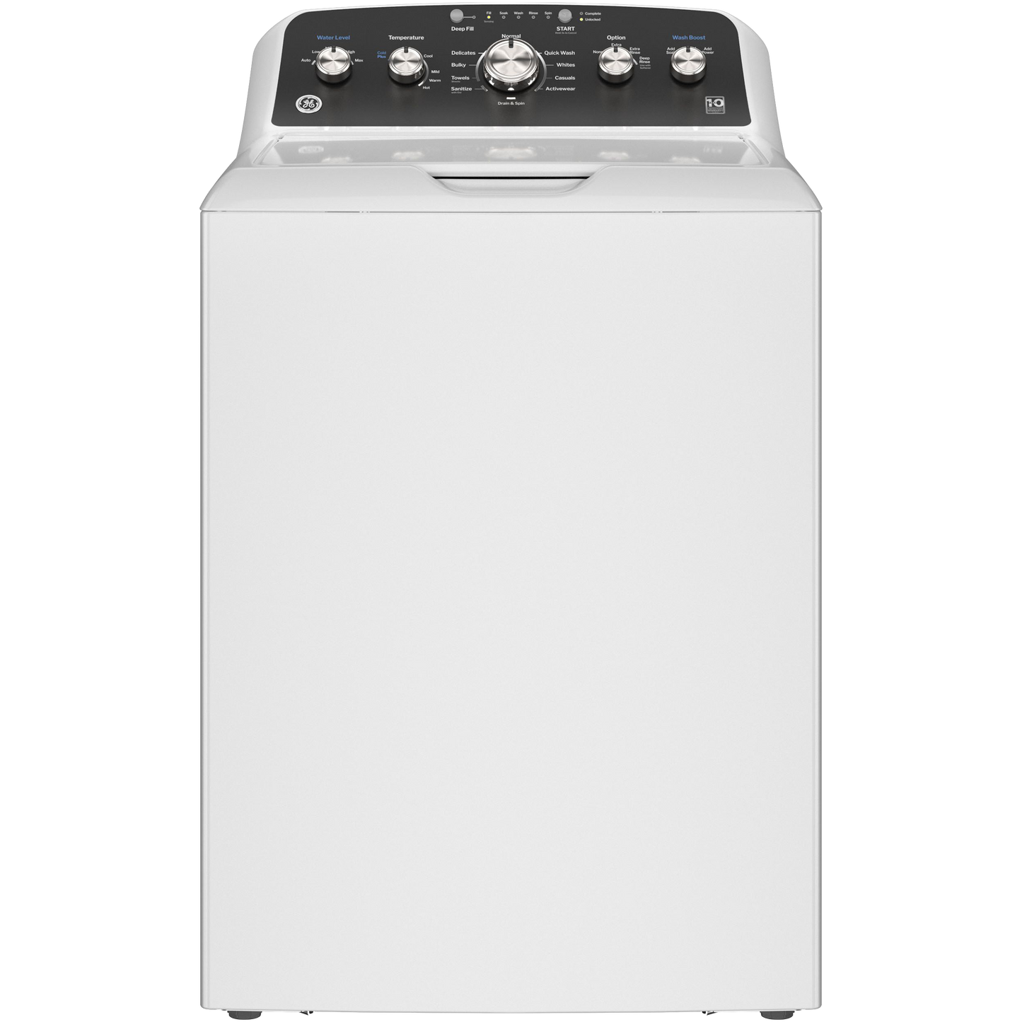 GE® 4.5 cu. ft. Capacity Washer with Stainless Steel Basket, Cold Plus and Wash Boost